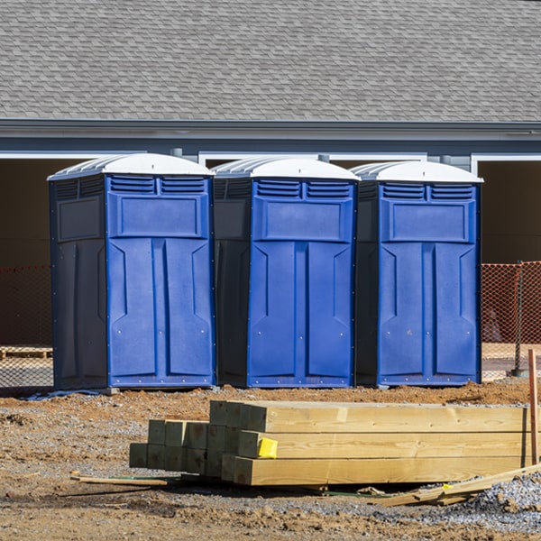 how can i report damages or issues with the portable restrooms during my rental period in Busti New York